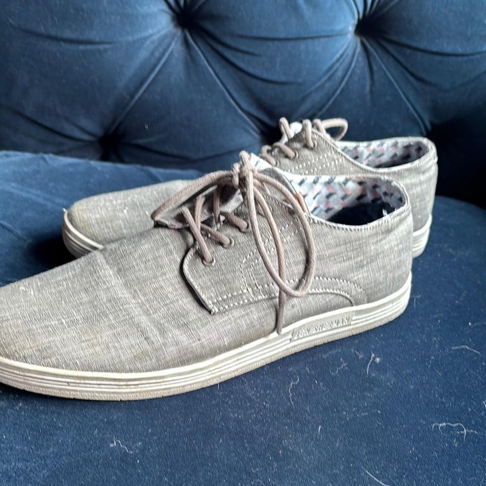 Ben Sherman Men's Casual Lace-Up Shoes in Grey Size 11 - Picture 8 of 10